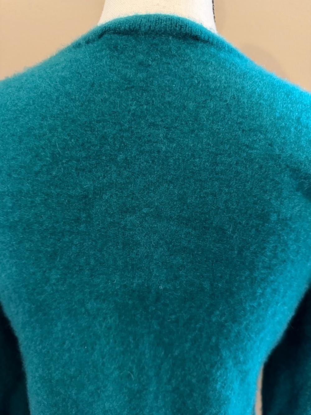 Boston Proper Cashmere Puff Sleeve Sweater, Classy Elegant, Size Medium - Picture 4 of 11